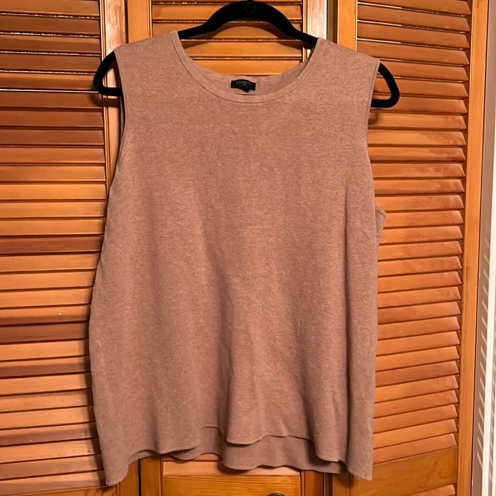 Talbots charming shell good used condition light tan color